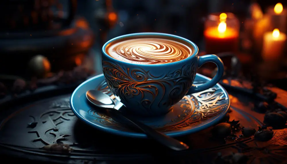 taza de café creada con inteligencia artificial